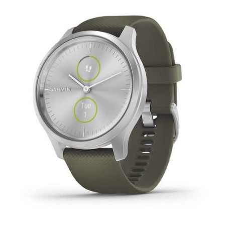 Смартгодинник Garmin Vivomove Style Silver-Moss Green Silicone (010-02240-21)