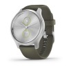 Смартгодинник Garmin Vivomove Style Silver-Moss Green Silicone (010-02240-21)