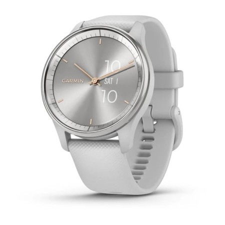 Смартгодинник Garmin Vivomove Trend Silver with Mist Grey Case and Silicone Band (010-02665-03)