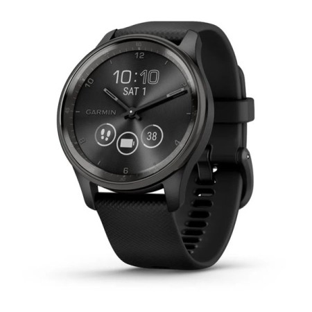 Смартгодинник Garmin Vivomove Trend Slate with Black Case and Silicone Band (010-02665-00)
