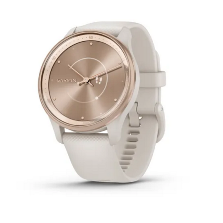 Смартгодинник Garmin Vivomove Trend Peach Gold with Ivory Case and Silicone Band (010-02665-01)