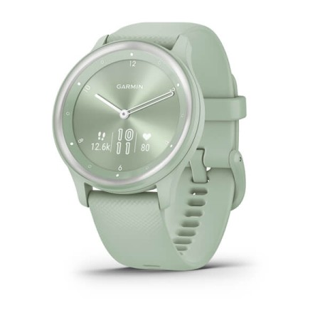Смартгодинник Garmin Vivomove Sport Cool Mint Case and Silicone Band with Silver Accents (010-02566-03)