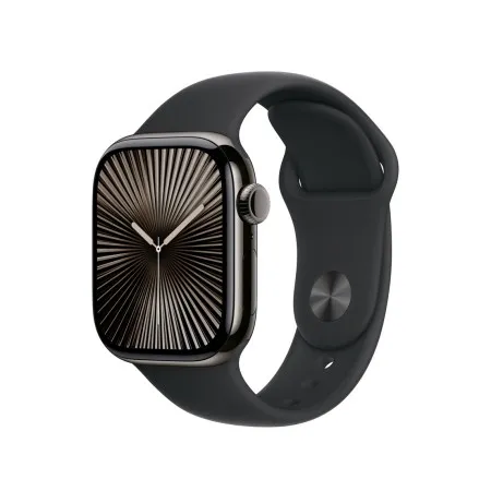 Ремінець Apple Watch 38/40/41/42mm Black Sport Band - M/L (MAXA4, MXLK3)