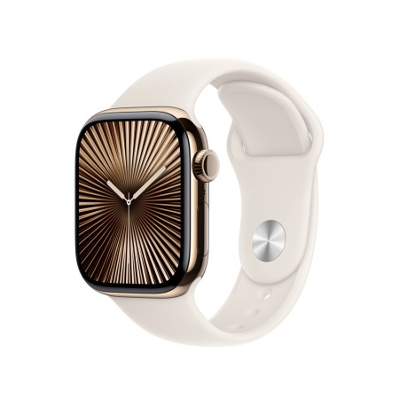 Ремінець Apple Watch 38/40/41/42mm Starlight Sport Band - S/M (MXLL3)  у Запоріжжі
