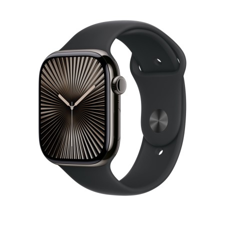 Ремінець Apple Watch 42/44/45/46/49mm Black Sport Band - M/L (MXM43)  у Запоріжжі