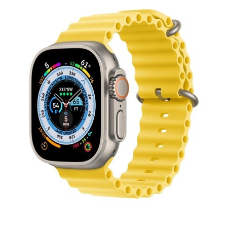 Ремінець Ocean Band для Apple Watch 42mm/44mm/45mm/49mm (Yellow)  у Кропивницькому