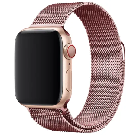 Ремінець Apple Watch Milanese Loop 42mm/44mm/45mm/49mm (Rose Gold)