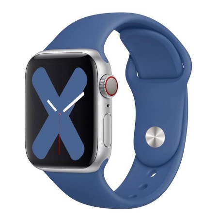 Apple Sport Band for Apple Watch 42mm/44mm/45mm/49mm (Alaskan Blue)