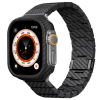 Ремінець Pitaka Carbon Fiber Watch Band Modern Black/Grey for Apple Watch 42/44/45/49mm (AWB2307) у Чернівцях