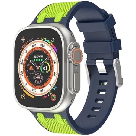 Ремінець WIWU Kylin silicon Watch Band 42/44/45/49mm (Wi-WB015) Fluorescent Green