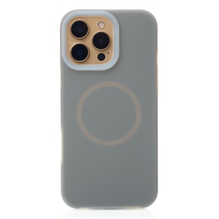 Чохол Liquid Silicone Full with MagSafe для Apple iPhone 16 Pro (Stone Gray)