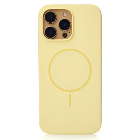 Чохол Silicone Beats Case with MagSafe для Apple iPhone 16 Pro Max (Sunglow)