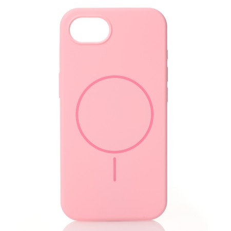 Чохол Silicone Beats Case with MagSafe для Apple iPhone 16e/17e (Pink)