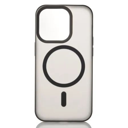 Чохол SOFT MATT with MagSafe для iPhone 14 Plus/15 Plus (Black)