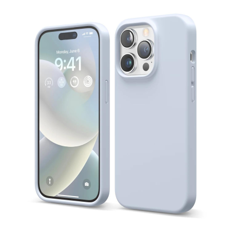 Чохол True Liquid Silicone Cover для Apple iPhone 14 Pro (Sky Blue)