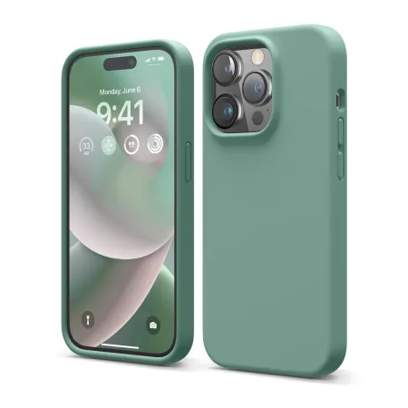 Чохол True Liquid Silicone Cover для Apple iPhone 14 Pro Max (Cluthus Green)
