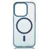 Чохол SOFT MATT with MagSafe для iPhone 14 Pro Max (Dark Blue)