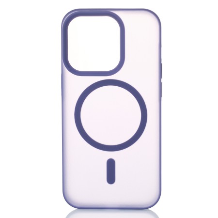 Чохол SOFT MATT with MagSafe для iPhone 13/14 (Dark Purple)