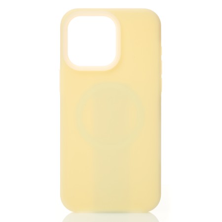 Чохол Liquid Silicone Full with MagSafe для Apple iPhone 15 Pro Max (Sunglow)