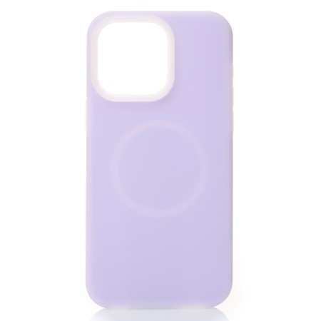 Чохол Liquid Silicone Full with MagSafe для Apple iPhone 15 Pro Max (Violet)