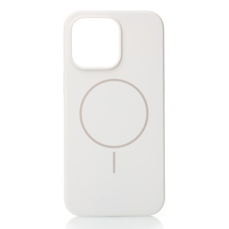 Чохол Silicone Beats Case with MagSafe для Apple iPhone 14 Pro (White)