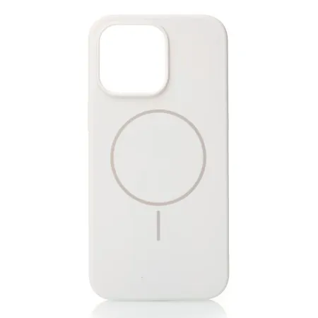 Чохол Silicone Beats Case with MagSafe для Apple iPhone 13/14 (White)