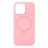 Чохол Silicone Beats Case with MagSafe для Apple iPhone 14 Pro (Pink)