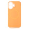 Чохол Liquid Silicone Full with MagSafe для Apple iPhone 16 (Orange)  у Житомирі