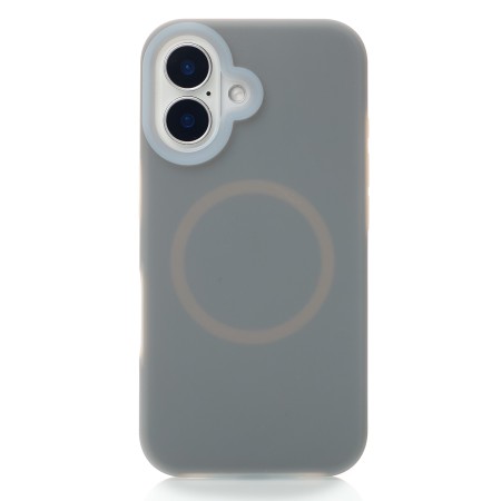 Чохол Liquid Silicone Full with MagSafe для Apple iPhone 16 (Stone Gray)  у Житомирі