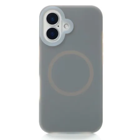 Чохол Liquid Silicone Full with MagSafe для Apple iPhone 16 (Stone Gray)