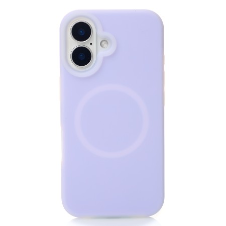 Чохол Liquid Silicone Full with MagSafe для Apple iPhone 16 (Violet)  у Житомирі