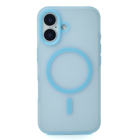 Чохол SOFT MATT with MagSafe для iPhone 16 (Light Blue)