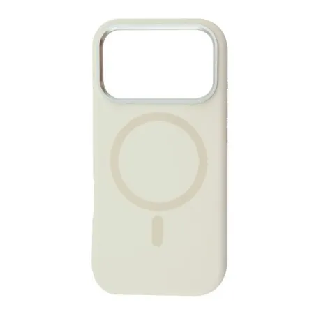 Чохол FIBRA Silicone OmniMag case with MagSafe iPhone 17 Pro Max (Milk White)