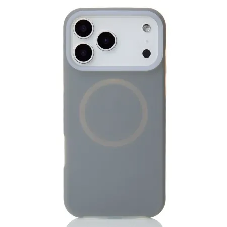 Чохол Liquid Silicone Full with MagSafe для Apple iPhone 17 Pro Max (Stone Gray)