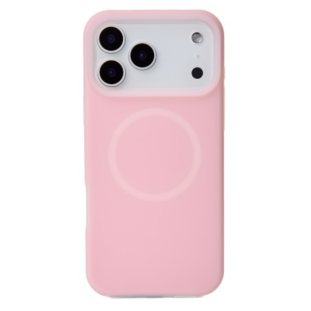 Чохол Liquid Silicone Full with MagSafe для Apple iPhone 17 Pro (Pink)