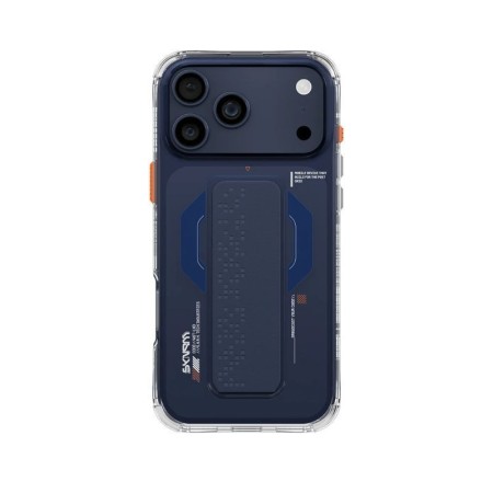 Чохол-накладка Skinarma Haxa (Mag-Charge + Grip-Stand) для iPhone 17 Pro Max Blue