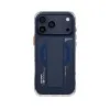 Чохол-накладка Skinarma Haxa (Mag-Charge + Grip-Stand) для iPhone 17 Pro Blue