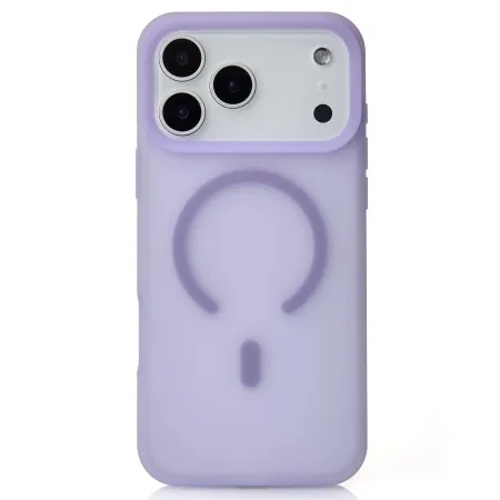 Чохол SOFT MATT with MagSafe для iPhone 17 Pro Max (Pale Purple)