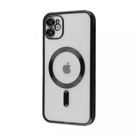 Чохол Metal Matte Case with MagSafe для iPhone 11 (Black)  у Яремче