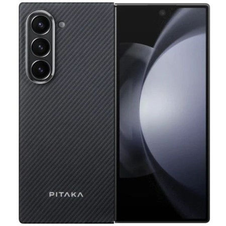 Чохол-накладка Pitaka MagEZ Case 5 Twill Black/Grey for Samsung Galaxy Fold 6 (FBFOLD6)  у Чернівцях