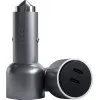Автомобільний зарядний пристрій Satechi 40W Dual USB-C PD Car Charger Space Gray (ST-U2C40CCM)