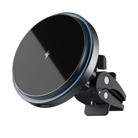 Автомобільний тримач із бездротовою зарядкою Proove Magic Circle Pro 15W (Black)
