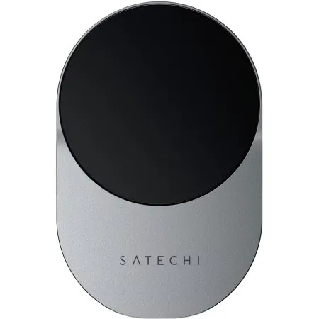 Автомобільний тримач із бездротовою зарядкою Satechi Qi2 Wireless Car Charger Space Gray (ST-Q2CCM)