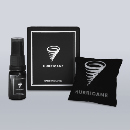 Ароматизатор саше Hurricane Standart на дефлектор 10 мл (Black)
