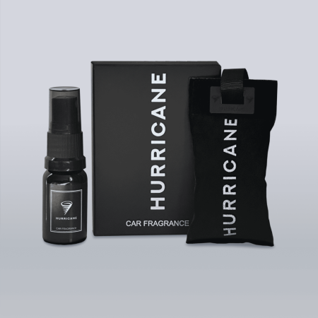 Ароматизатор саше Hurricane Standart на дзеркало 10 мл (Black)