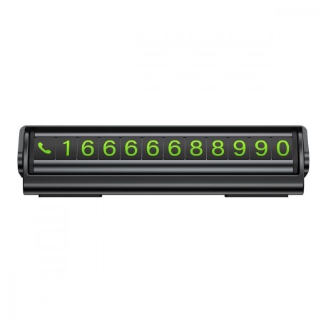 Паркувальна карта Proove Twins Parking Number Plate (Black)