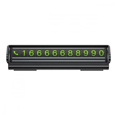 Паркувальна карта Proove Twins Parking Number Plate (Black)