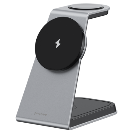 Бездротовий зарядний пристрій Proove Omni Power 3 in 1 (Black)