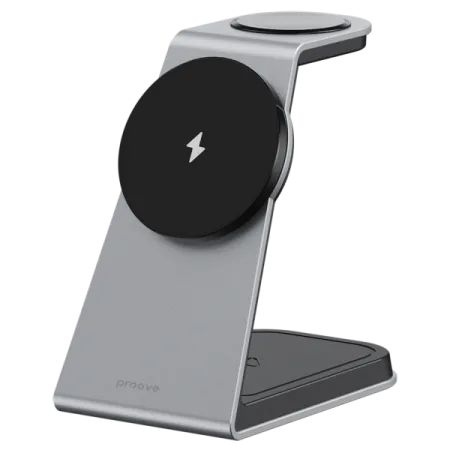 Бездротовий зарядний пристрій Proove Omni Power 3 in 1 (Black)