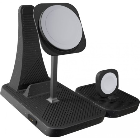 Бездротовий зарядний пристрій Zens 4-in-1 Modular Wireless Charger with iPad Charging Stand Black (ZEAPM03/00)  у Чернівцях